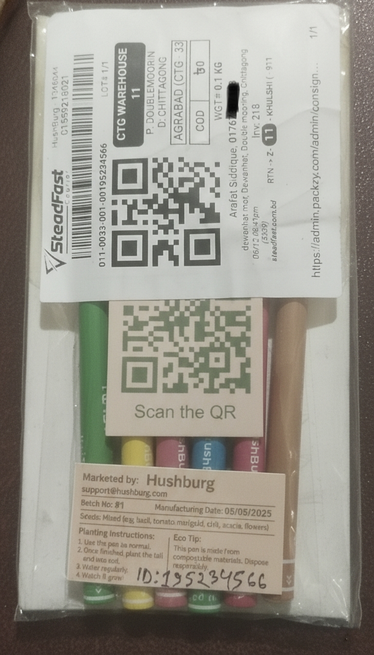 Hushburg Smart Pen premium eco gifting packaging