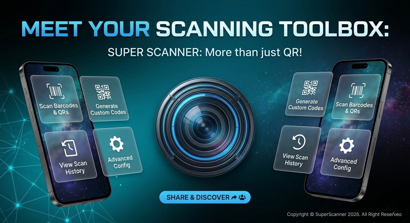 SuperScanner - Share with Friends